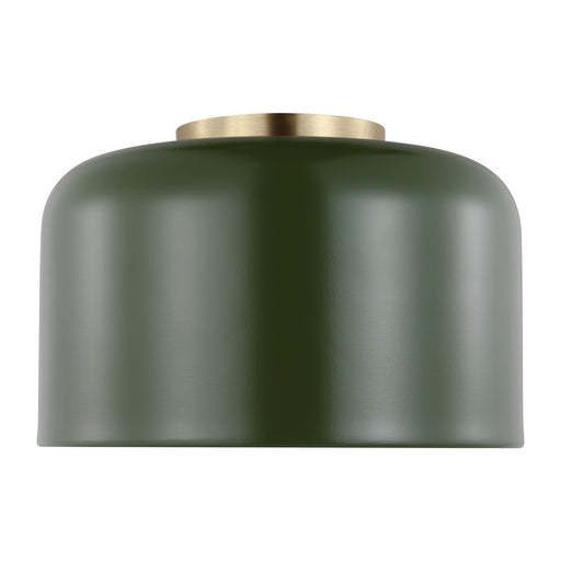 Myhouse Lighting Visual Comfort Studio - 7505401-145 - One Light Flush Mount - Malone - Olive