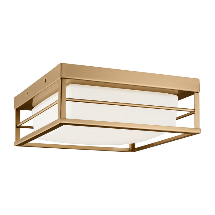 Myhouse Lighting Visual Comfort Studio - 7529693S-848 - LED Flush Mount - Dearborn - Satin Brass