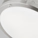 Myhouse Lighting Visual Comfort Studio - 7532003-962 - Three Light Flush Mount - Vander - Brushed Nickel