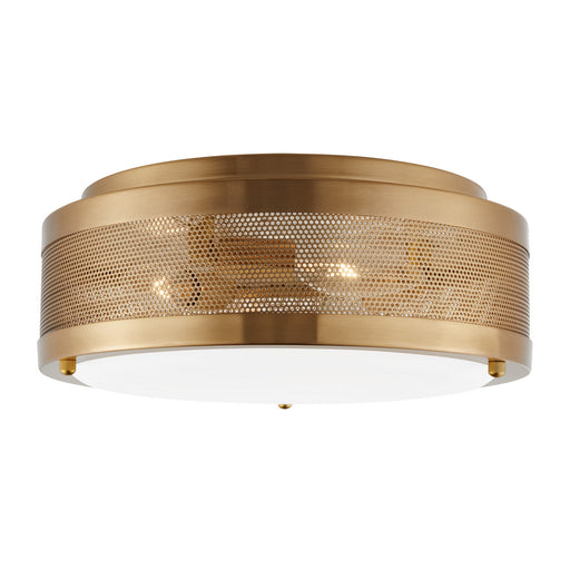 Myhouse Lighting Visual Comfort Studio - 7532003EN-848 - LED Flush Mount - Vander - Satin Brass