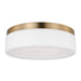 Myhouse Lighting Generation Lighting - 7569093S-848 - LED Flush Mount - Rhett - Satin Brass