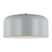 Myhouse Lighting Visual Comfort Studio - 7605401-118 - One Light Flush Mount - Malone - Matte Grey