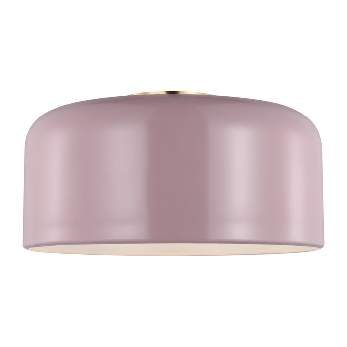 Myhouse Lighting Visual Comfort Studio - 7605401-136 - One Light Flush Mount - Malone - Rose