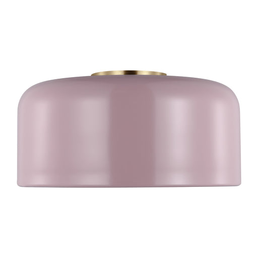 Myhouse Lighting Visual Comfort Studio - 7605401-136 - One Light Flush Mount - Malone - Rose