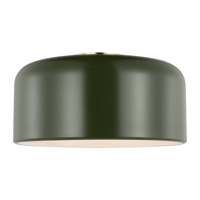 Myhouse Lighting Visual Comfort Studio - 7605401-145 - One Light Flush Mount - Malone - Olive