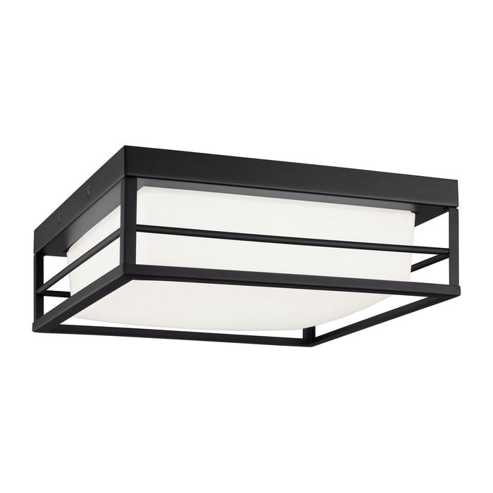 Myhouse Lighting Visual Comfort Studio - 7629693S-112 - LED Flush Mount - Dearborn - Midnight Black