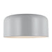 Myhouse Lighting Visual Comfort Studio - 7705401-118 - One Light Flush Mount - Malone - Matte Grey