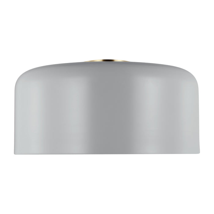 Myhouse Lighting Visual Comfort Studio - 7705401-118 - One Light Flush Mount - Malone - Matte Grey