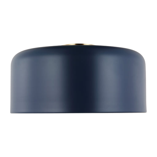 Myhouse Lighting Visual Comfort Studio - 7705401-127 - One Light Flush Mount - Malone - Navy