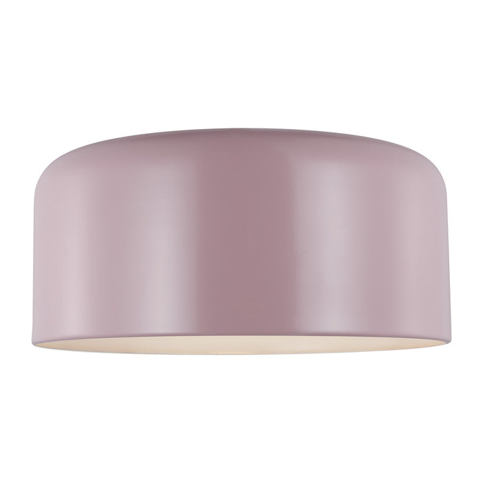 Myhouse Lighting Visual Comfort Studio - 7705401-136 - One Light Flush Mount - Malone - Rose