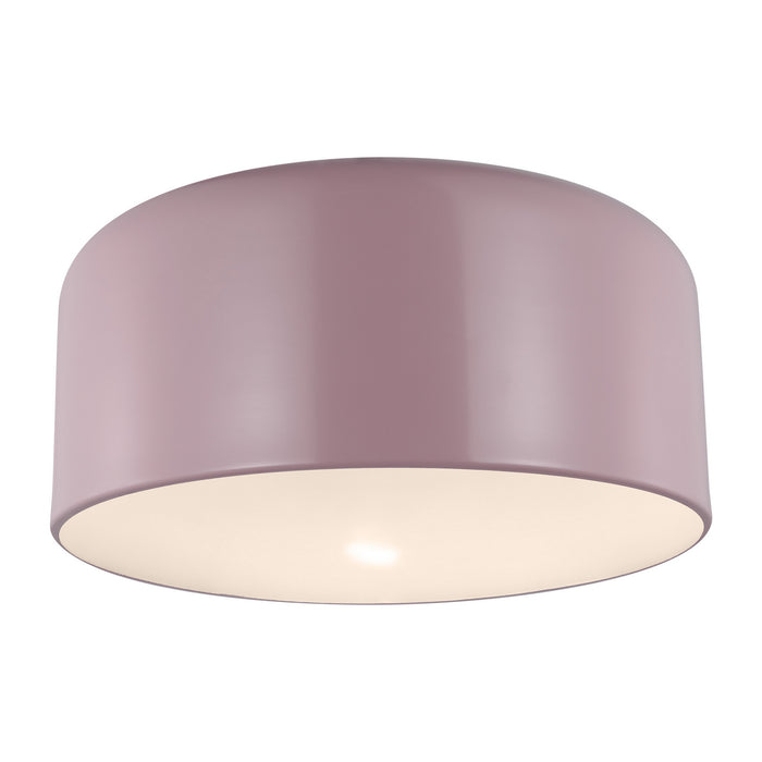 Myhouse Lighting Visual Comfort Studio - 7705401-136 - One Light Flush Mount - Malone - Rose