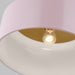 Myhouse Lighting Visual Comfort Studio - 7705401-136 - One Light Flush Mount - Malone - Rose