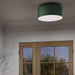 Myhouse Lighting Visual Comfort Studio - 7705401-145 - One Light Flush Mount - Malone - Olive