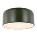 Myhouse Lighting Visual Comfort Studio - 7705401-145 - One Light Flush Mount - Malone - Olive