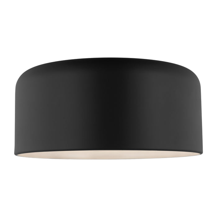 Myhouse Lighting Visual Comfort Studio - 7705401EN3-112 - LED Flush Mount - Malone - Midnight Black