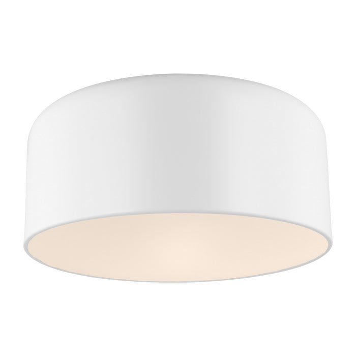 Myhouse Lighting Visual Comfort Studio - 7705401EN3-115 - LED Flush Mount - Malone - Matte White