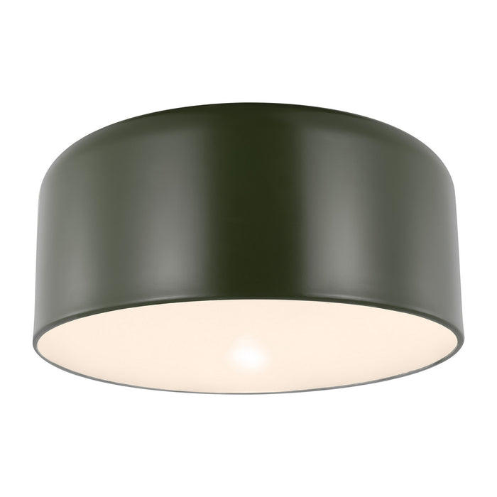 Myhouse Lighting Visual Comfort Studio - 7705401EN3-145 - LED Flush Mount - Malone - Olive