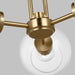 Myhouse Lighting Visual Comfort Studio - 7755703-848 - Three Light Semi-Flush Mount - Codyn - Satin Brass