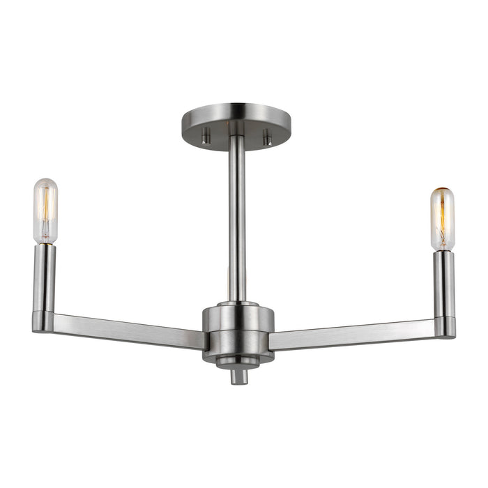 Myhouse Lighting Visual Comfort Studio - 7764203EN-962 - LED Semi-Flush Mount - Fullton - Brushed Nickel