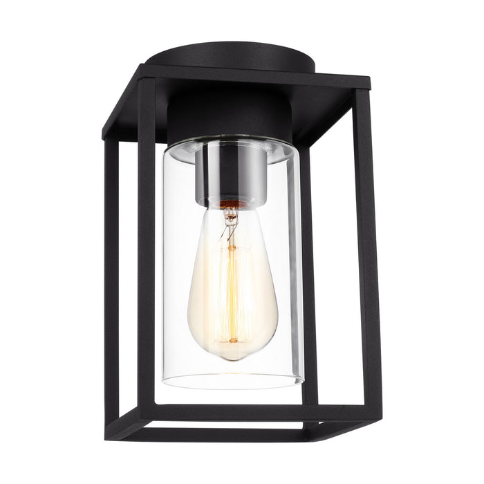 Myhouse Lighting Visual Comfort Studio - 7831101-12 - One Light Outdoor Flush Mount - Vado - Black