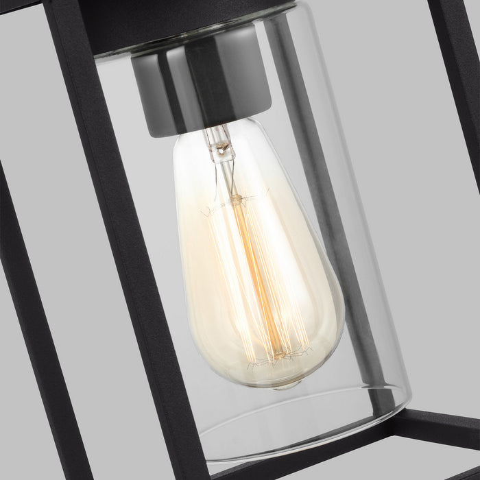 Myhouse Lighting Visual Comfort Studio - 7831101-12 - One Light Outdoor Flush Mount - Vado - Black