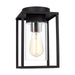 Myhouse Lighting Visual Comfort Studio - 7831101-12 - One Light Outdoor Flush Mount - Vado - Black