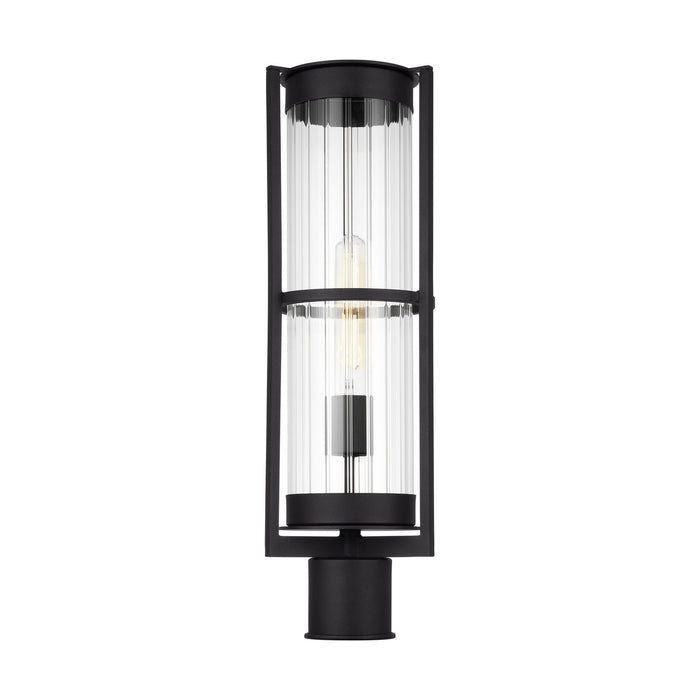 Myhouse Lighting Visual Comfort Studio - 8226701-12 - One Light Outdoor Post Lantern - Alcona - Black