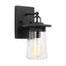 Myhouse Lighting Generation Lighting - 8508901-12 - One Light Outdoor Wall Lantern - Tybee - Black