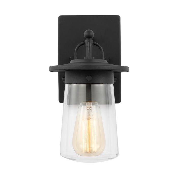 Myhouse Lighting Generation Lighting - 8508901-12 - One Light Outdoor Wall Lantern - Tybee - Black