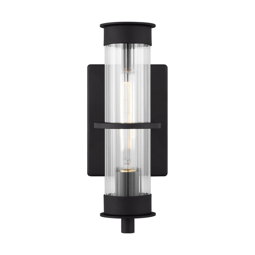 Myhouse Lighting Visual Comfort Studio - 8526701-12 - One Light Outdoor Wall Lantern - Alcona - Black