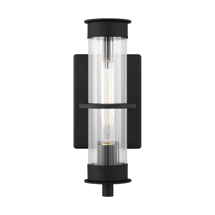 Myhouse Lighting Visual Comfort Studio - 8526701-12 - One Light Outdoor Wall Lantern - Alcona - Black