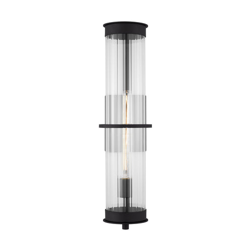 Myhouse Lighting Visual Comfort Studio - 8826701-12 - One Light Outdoor Wall Lantern - Alcona - Black