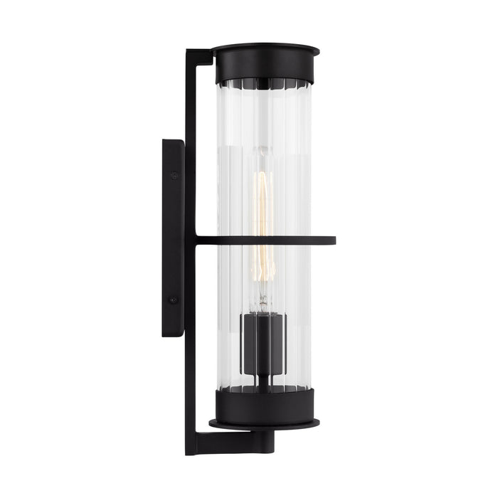 Myhouse Lighting Visual Comfort Studio - 8626701-12 - One Light Outdoor Wall Lantern - Alcona - Black