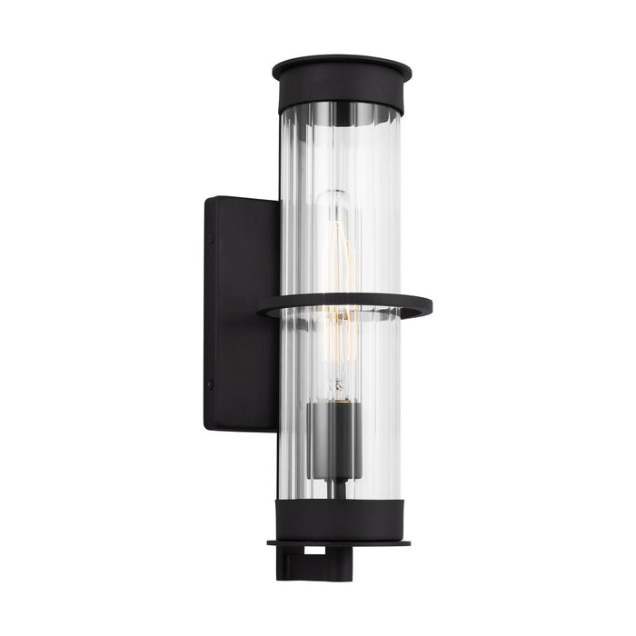 Myhouse Lighting Visual Comfort Studio - 8626701-12 - One Light Outdoor Wall Lantern - Alcona - Black