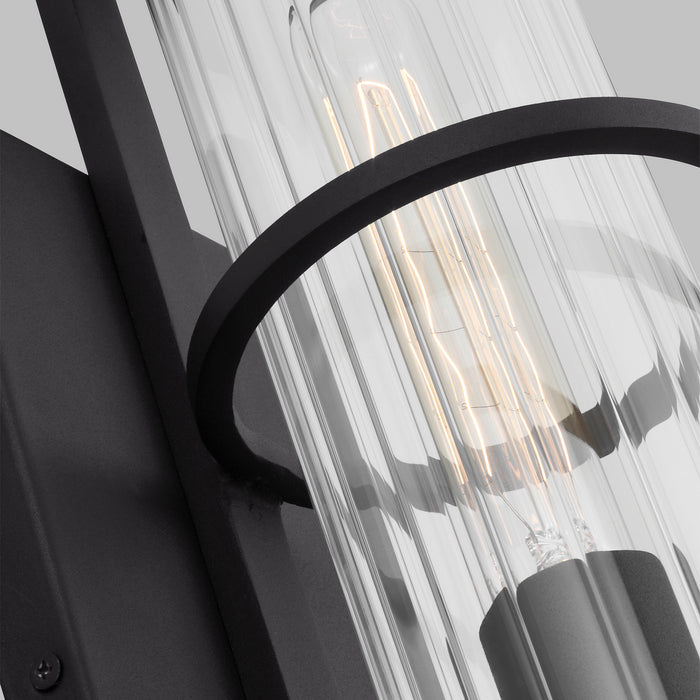 Myhouse Lighting Visual Comfort Studio - 8626701-12 - One Light Outdoor Wall Lantern - Alcona - Black