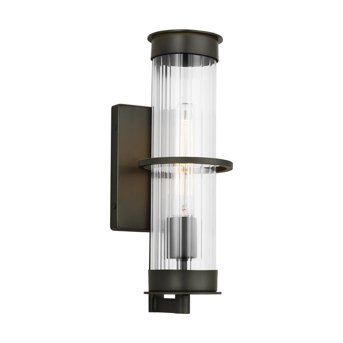 Myhouse Lighting Visual Comfort Studio - 8626701-71 - One Light Outdoor Wall Lantern - Alcona - Antique Bronze
