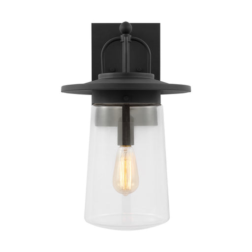 Myhouse Lighting Generation Lighting - 8708901-12 - One Light Outdoor Wall Lantern - Tybee - Black