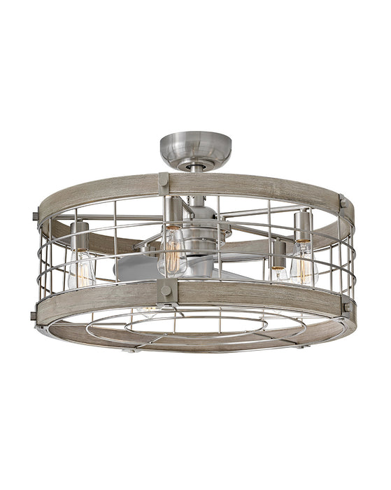 Myhouse Lighting Hinkley - 904627FBN-LIA - 27" LED Fandelier - Bryce - Brushed Nickel