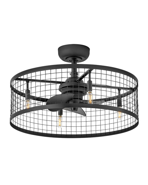 Myhouse Lighting Hinkley - 904724FMB-LIA - 24" LED Fandelier - Finnigan - Matte Black