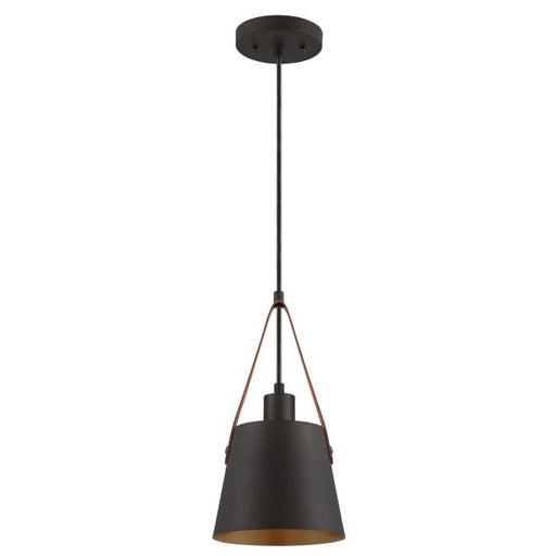 Myhouse Lighting Westinghouse Lighting - 6125300 - One Light Mini Pendant - Pasco - Black-Bronze