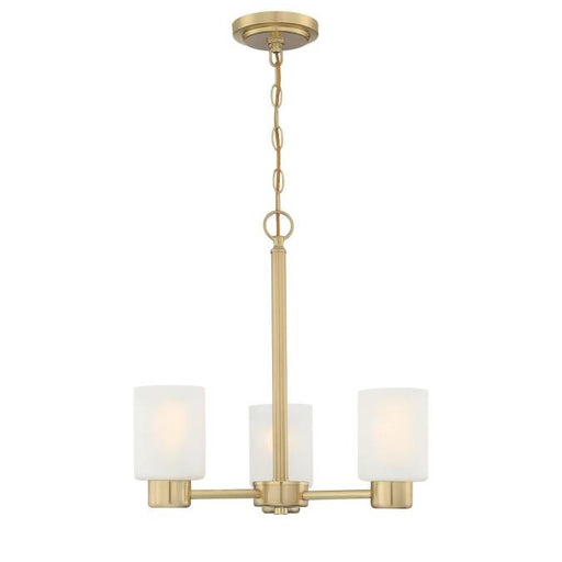 Myhouse Lighting Westinghouse Lighting - 6126900 - Three Light Chandelier - Sylvestre - Champagne Brass