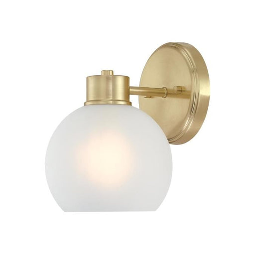 Myhouse Lighting Westinghouse Lighting - 6127600 - One Light Wall Fixture - Dorney - Champagne Brass