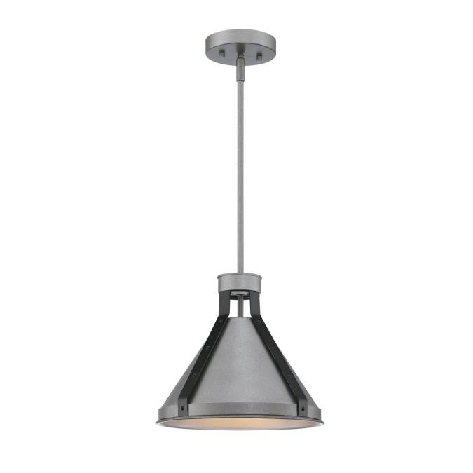 Myhouse Lighting Westinghouse Lighting - 6128400 - One Light Pendant - Pennsauken - Industrial Steel With Iron Accents