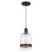 Myhouse Lighting Westinghouse Lighting - 6129800 - One Light Mini Pendant - Tarrant - Black-Bronze