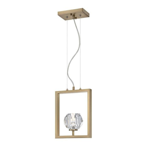 Myhouse Lighting Westinghouse Lighting - 6130900 - LED Pendant - Zoa - Brushed Brass