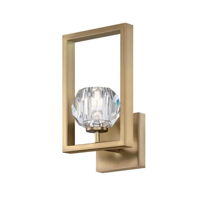 Myhouse Lighting Westinghouse Lighting - 6131000 - LED Wall Fixture - Zoa - Brushed Brass