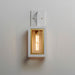 Myhouse Lighting Maxim - 30052CLWTGLD - One Light Outdoor Wall Sconce - Neoclass - White/Gold