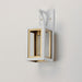 Myhouse Lighting Maxim - 30052CLWTGLD - One Light Outdoor Wall Sconce - Neoclass - White/Gold