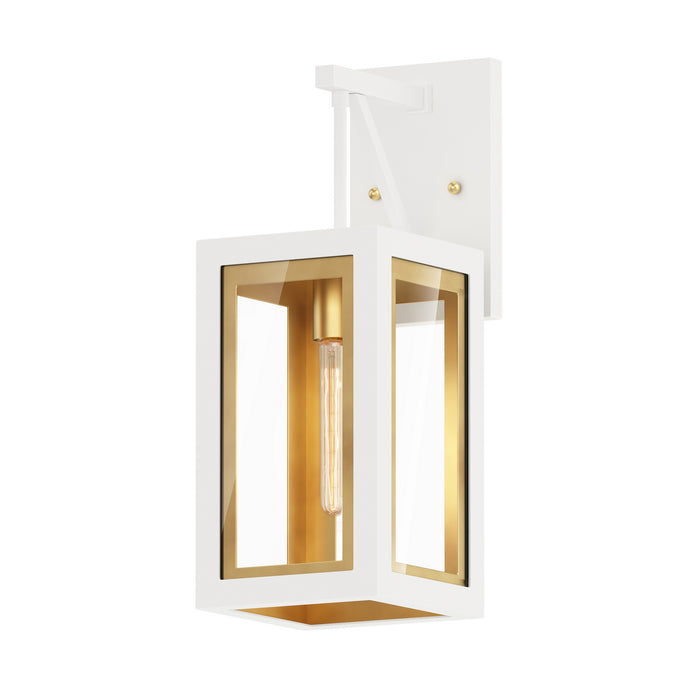 Myhouse Lighting Maxim - 30052CLWTGLD - One Light Outdoor Wall Sconce - Neoclass - White/Gold
