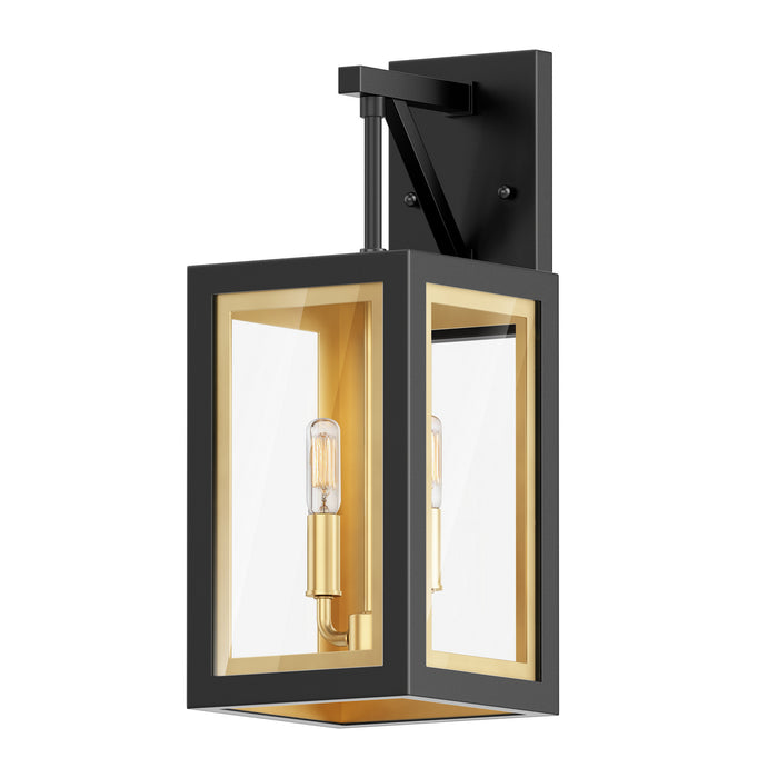 Myhouse Lighting Maxim - 30054CLBKGLD - Two Light Outdoor Wall Sconce - Neoclass - Black / Gold
